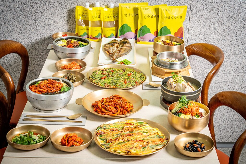 밥상 전체샷
